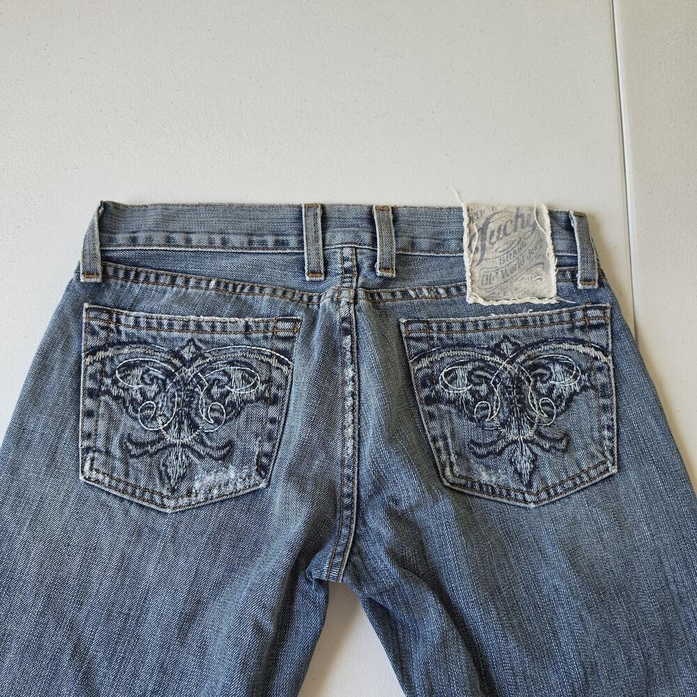 Y2K Lucky Brand Jeans Womens 25 Blue Medium Wash Low Rise Straight USA
